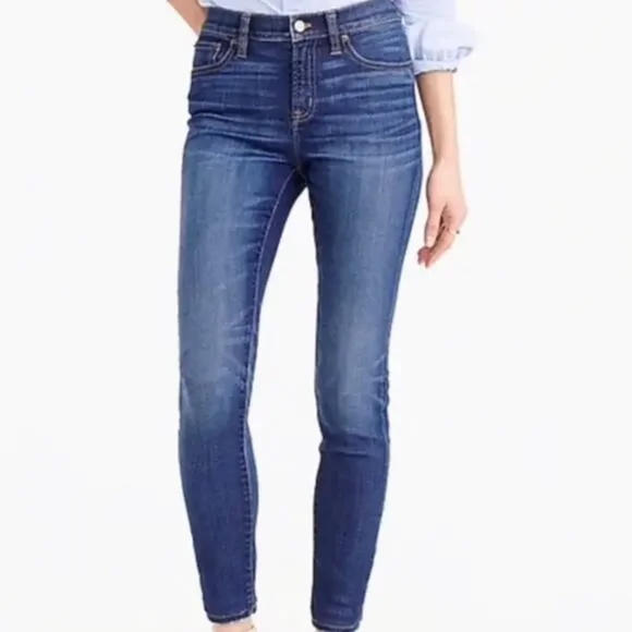 NWT J Crew Look Out High Rise Medium Wash Skinny Jean - 28 - Picture 4 of 4